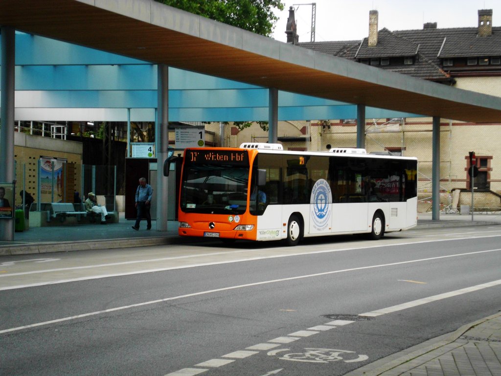  Mercedes-Benz O 530 II (Citaro Facelift) auf der Linie 371 nach S-Bahnhof Dortmund-Oespel am Hauptbahnhof Witten.(10.8.2013) 