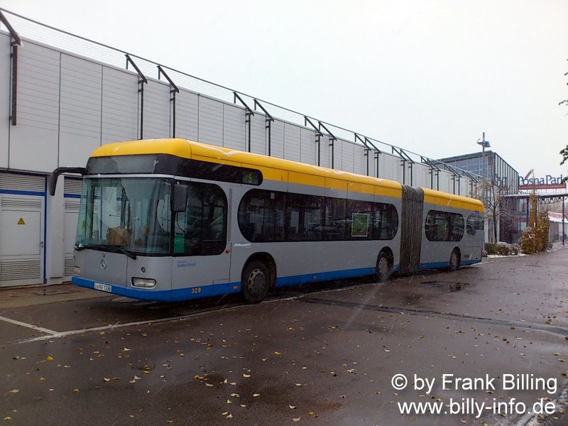27.10.2012, Wagen 329, Linie-75-Hst. Psna-Park, Wendezeit abw.