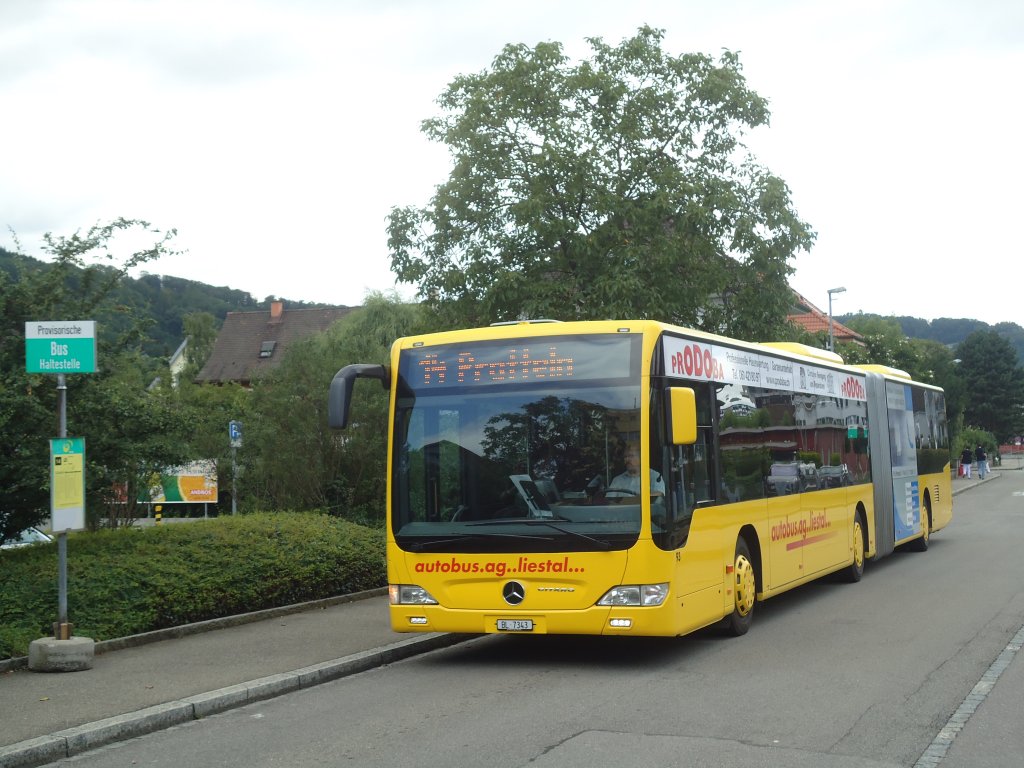 AAGL Liestal - Nr. 93/BL 7343 - Mercedes Citaro am 11. Juli 2012 in Pratteln, Bahnhofstrasse
