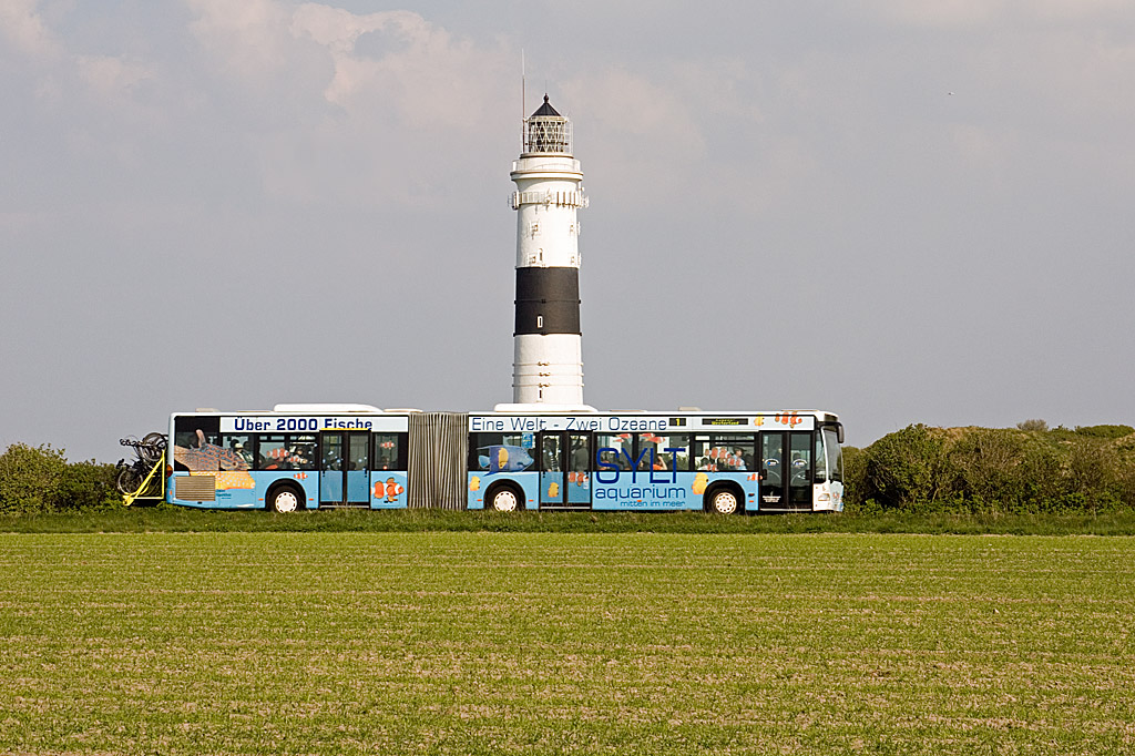 Am 25. April 2009 war der NF-SV 202 auf der Linie 1 aus List auf Sylt kommend, als der Bus am Kampener Leuchtturm in Richtung Westerland unterwegs war.