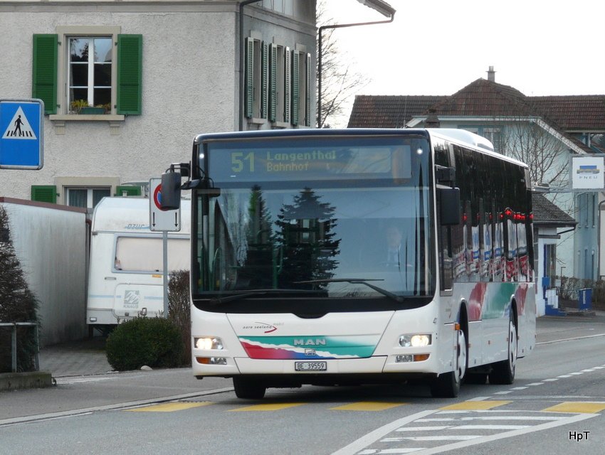 asm MAN Bus Nr41 BE'599 unterwegs auf der Linie 51 in B tzberg am 