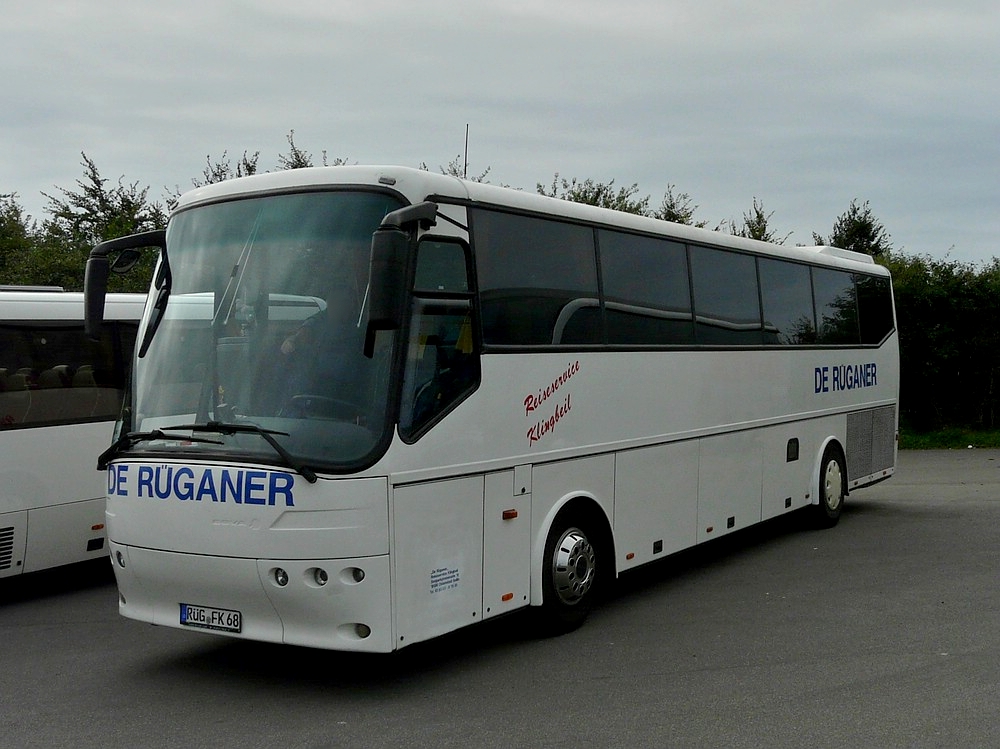 Auf dem Busparkplatz bei Putgarden war dieser Bova Reisebus am 21.09.11 abgestellt.