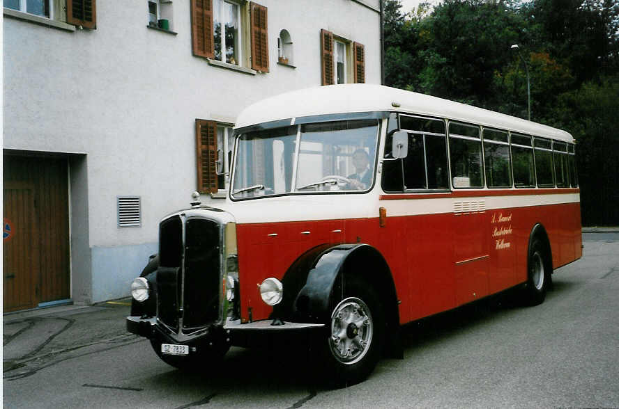 Aus dem Archiv: Bamert, Wollerau - SZ 7833 - Berna/Tscher (ex Blattmann, Wollerau) am 3. Oktober 1998 in Rti, Sonnenplatz