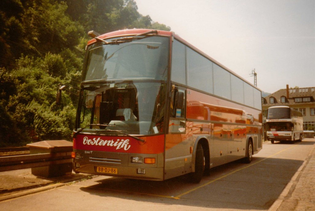 Aus dem Archiv: Smit Mercurius  Oostenrijk , niederlndischer Aufbau auf Scania B 12, Juli 1994 Heidelberg