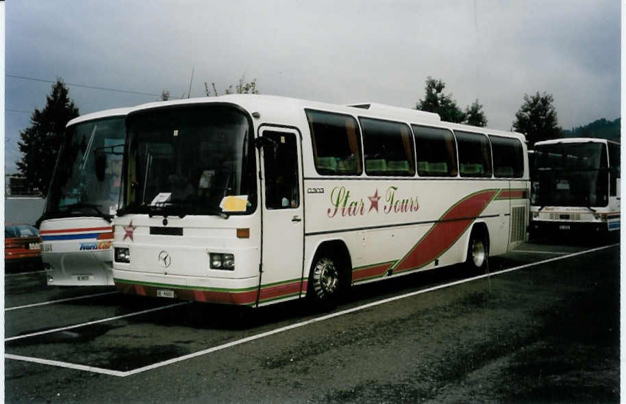 Aus dem Archiv: Startrans-Tours, Cointrin GE 96'001 Mercedes O 303 am 16. September 1999 Thun, Seestrasse