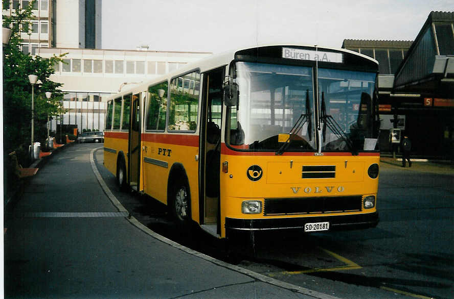 Aus dem Archiv: Steiner, Messen SO 20'181 Volvo/Hess am 14. Mai 1997 Bern, Postautostation