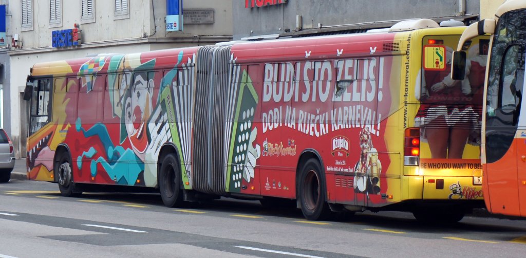 Autotrolej Rijeka, MB O345 Conecto G - Karneval bus, Dezember 2012