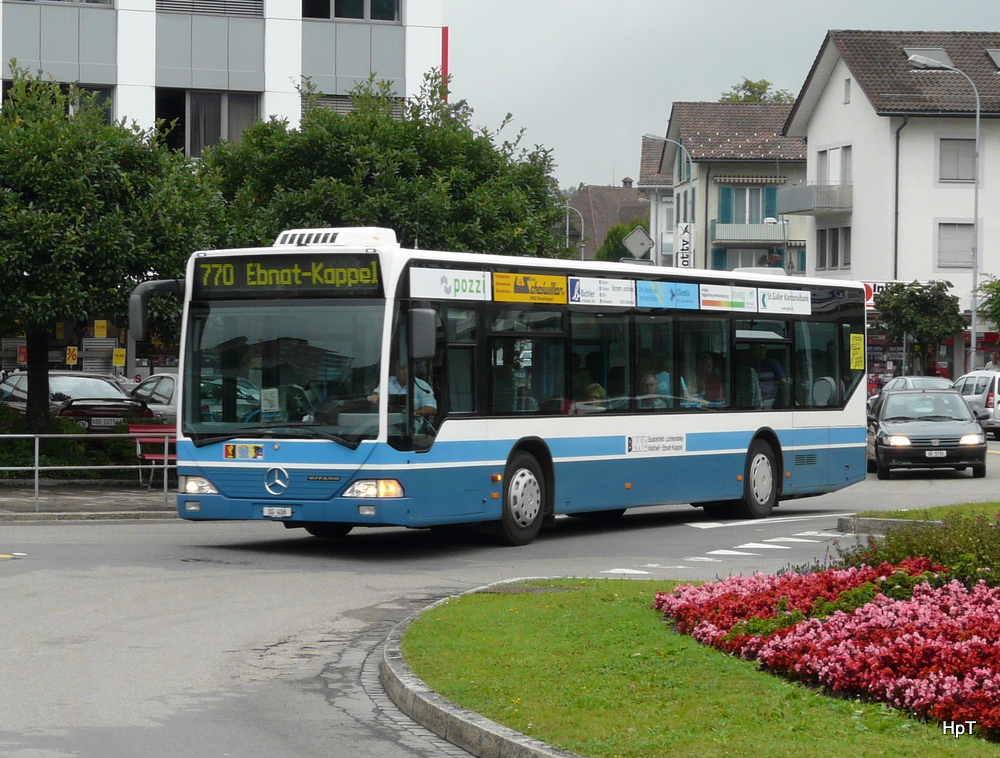 BLWE - Mercedes Citaro Nr.2  SG 406 unterwegs auf der Linie 770 in Wattwil am 23.07.2010