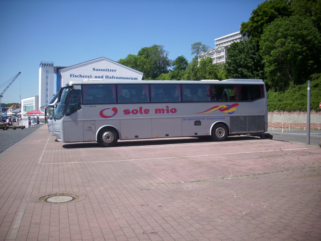 Bova Futura von O Sole Mio aus Deutschland im Stadthafen Sassnitz am 28.05.2012