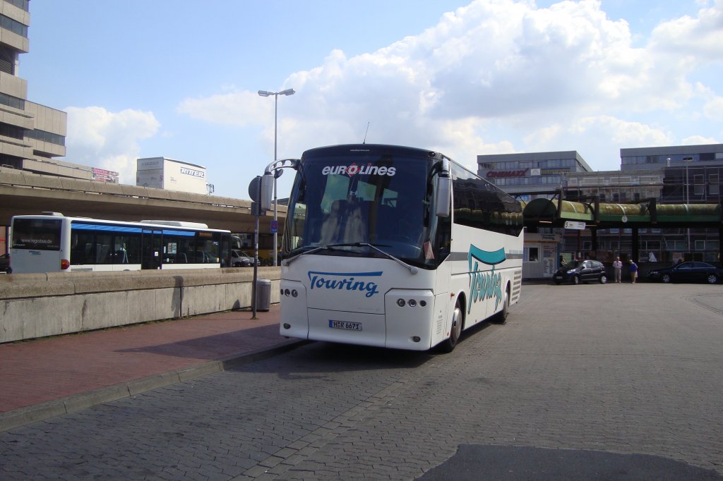 Bowa Reisebus im Hannover/ZOB im August ´09.