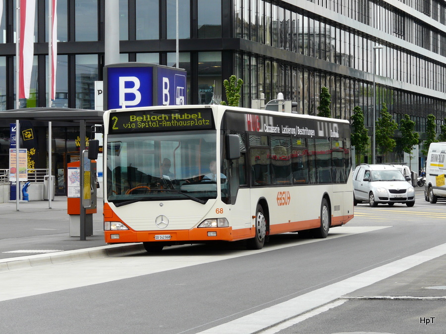 BSU - Mercedes Citaro Nr.68  SO 142068 unterwegs auf der Linie 2 in Solothurn am 21.05.2010