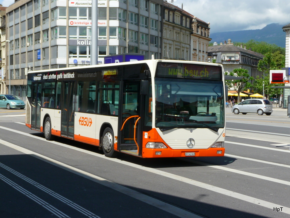 BSU - Mercedes Citaro  Nr.69  SO  142069 vor dem Bahnhof Solothurn am 10.06.2012