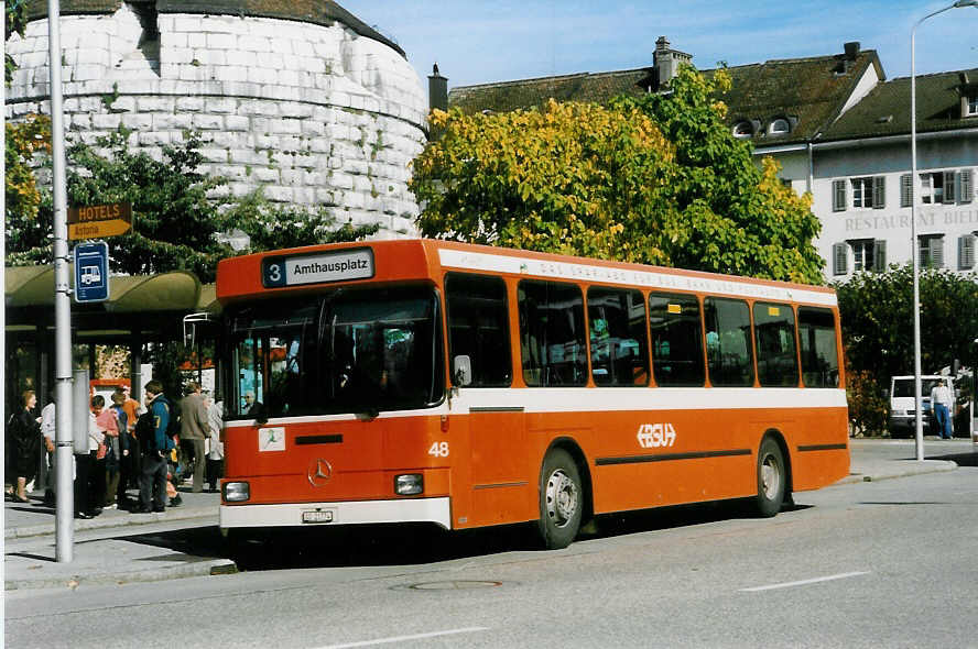 BSU Solothurn Nr. 48/SO 21'774 Mercedes/Hess O 305 am 5. Oktober 1998 Solothurn, Amthausplatz