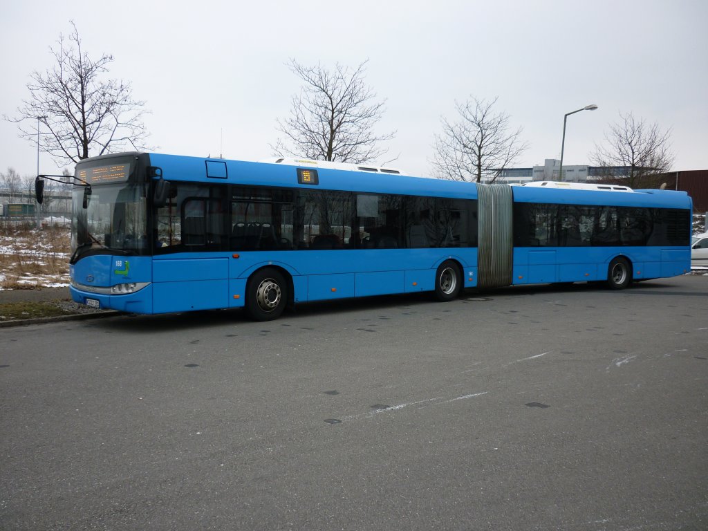 Bus 168,Urbino 18,Bj.16.06.2009,266KW,Wendeschleife Industriepark Waldau