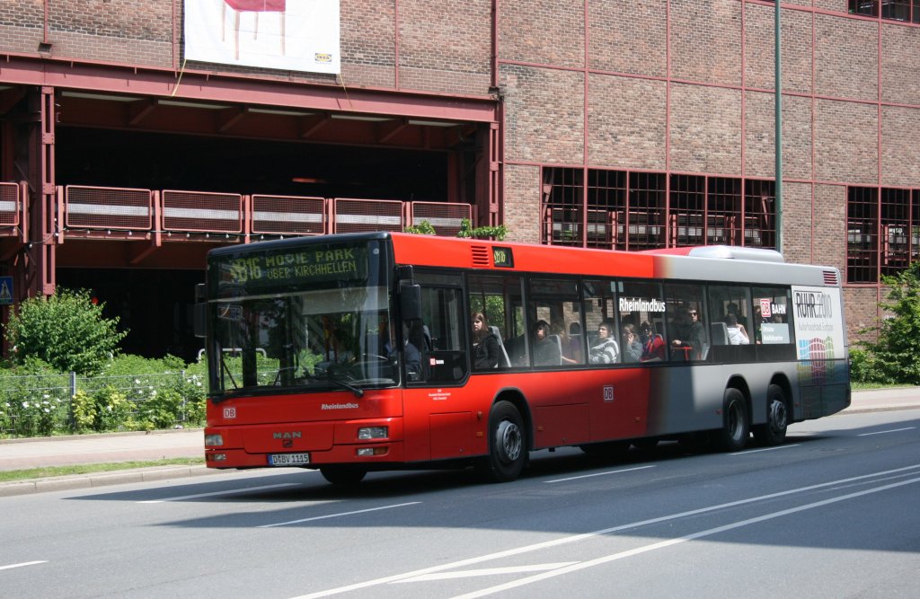 BVR  (D BV 1115) macht Werbung fr die Ruhr 2010.
Aufgenommen auf der Altendorferstr.
28.5.2010