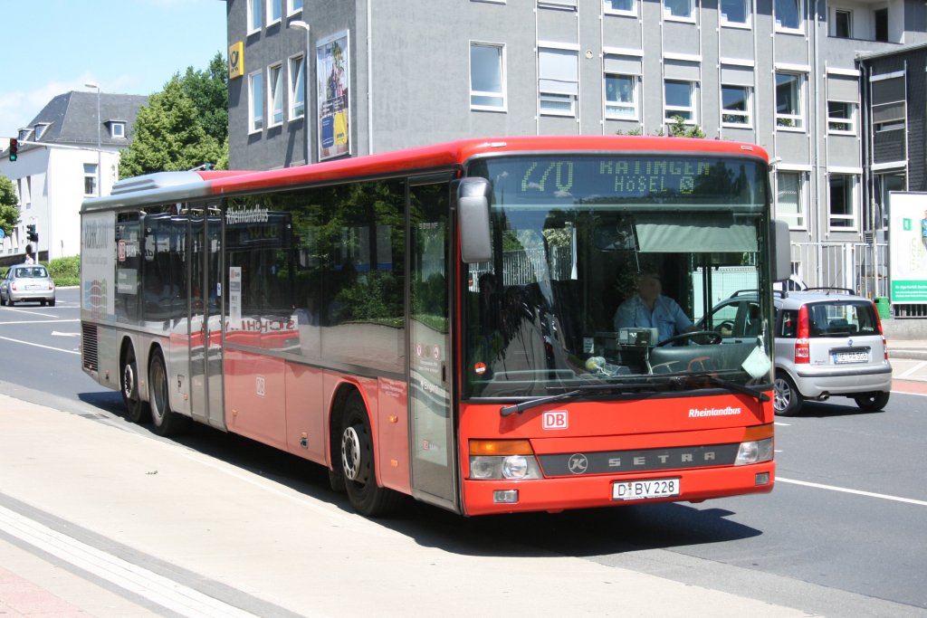 BVR (D BV 228) macht Werbung fr die Ruhr 2010.
Velbert, 11.6.2010.