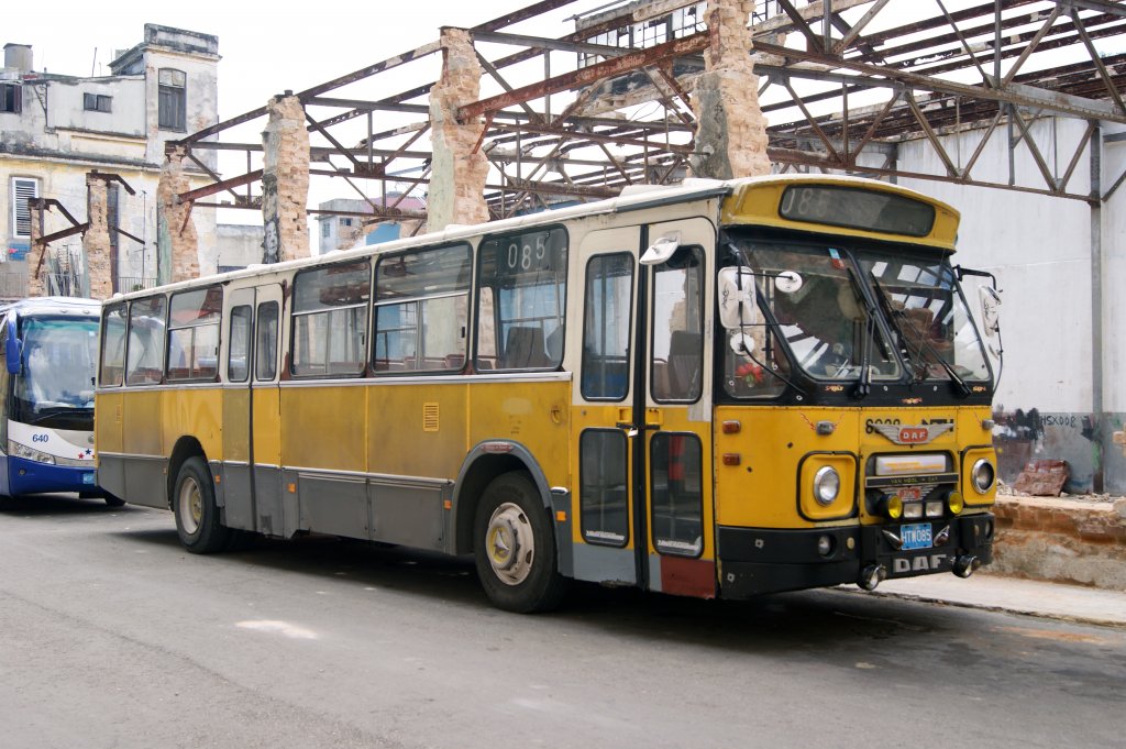 DAF Linienbus in der Nhe von Havanna. Die Aufnahme stammt vom 12.07.2013.