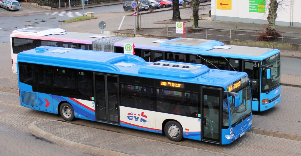 Das neue Design der zuknftigen EVB Linienbusse. Tostedt, 05.01.2012