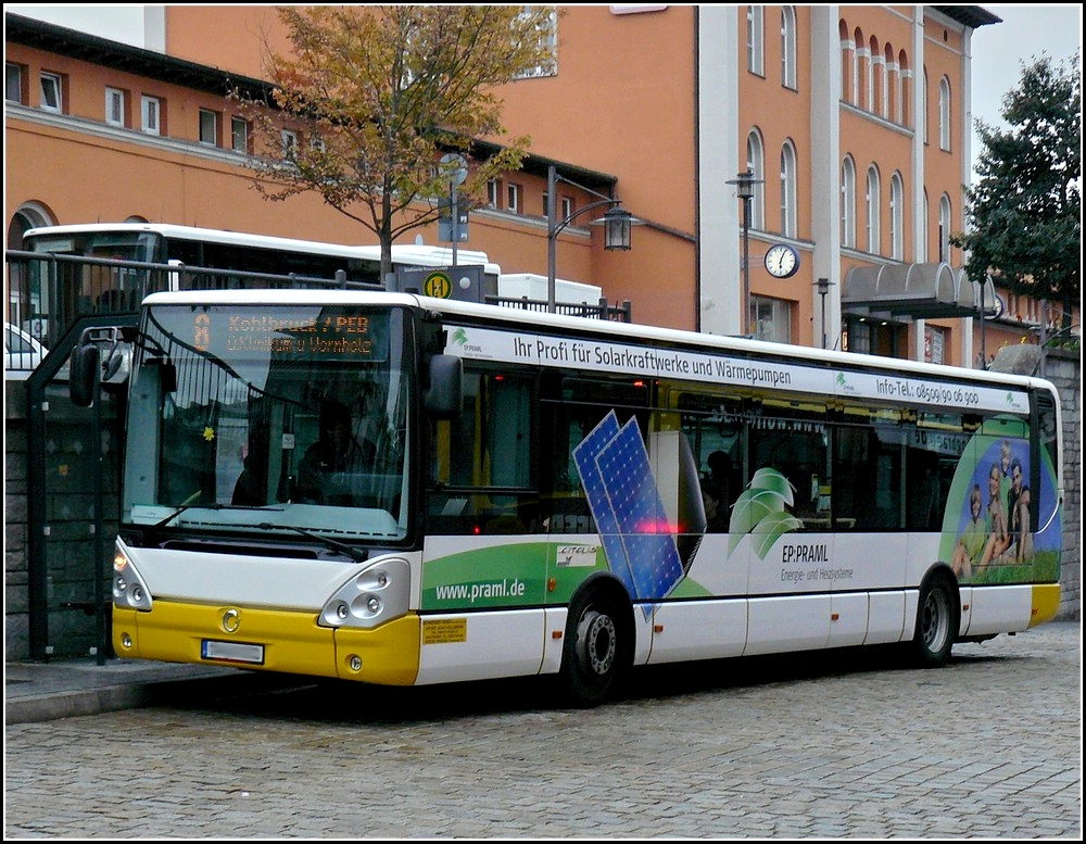 Dieser Irisbus Citelis ist in der Gegend von Passau im Einsatz. 14.09.2010