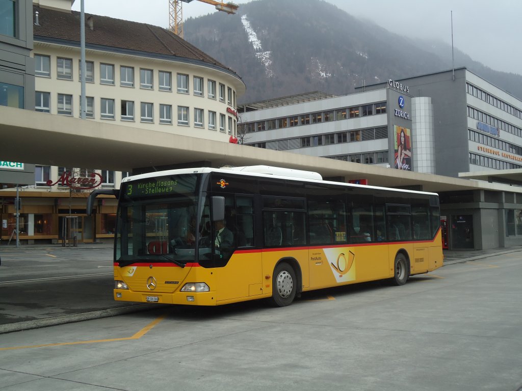 Dnser, Trimmis - GR 106'166 - Mercedes Citaro am 5. Mrz 2012 beim Bahnhof Chur