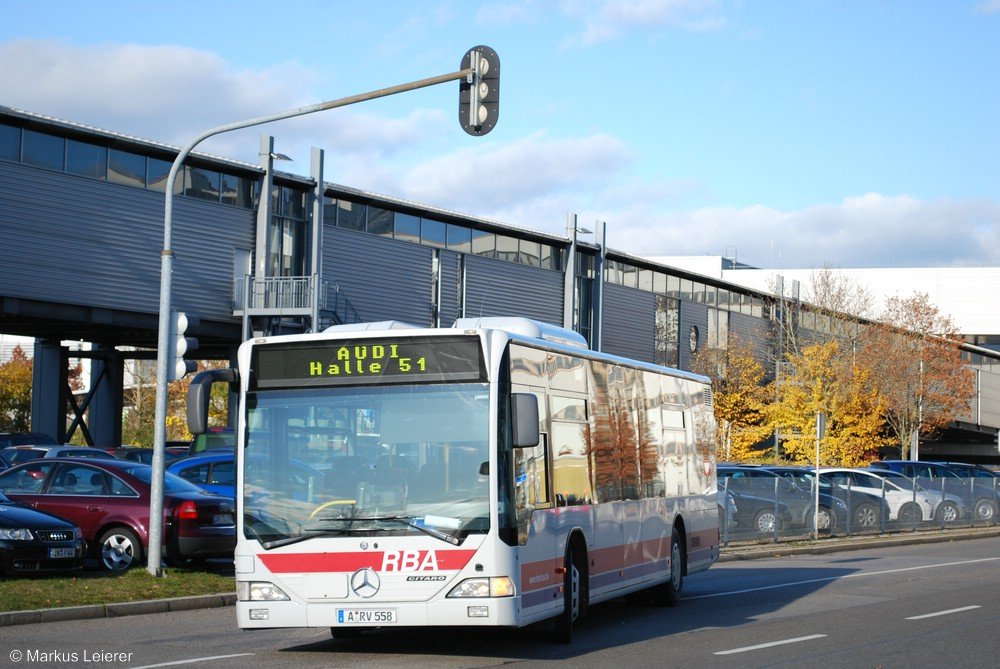 Ein Citaro  der RBA als AUDI Linien Bus.