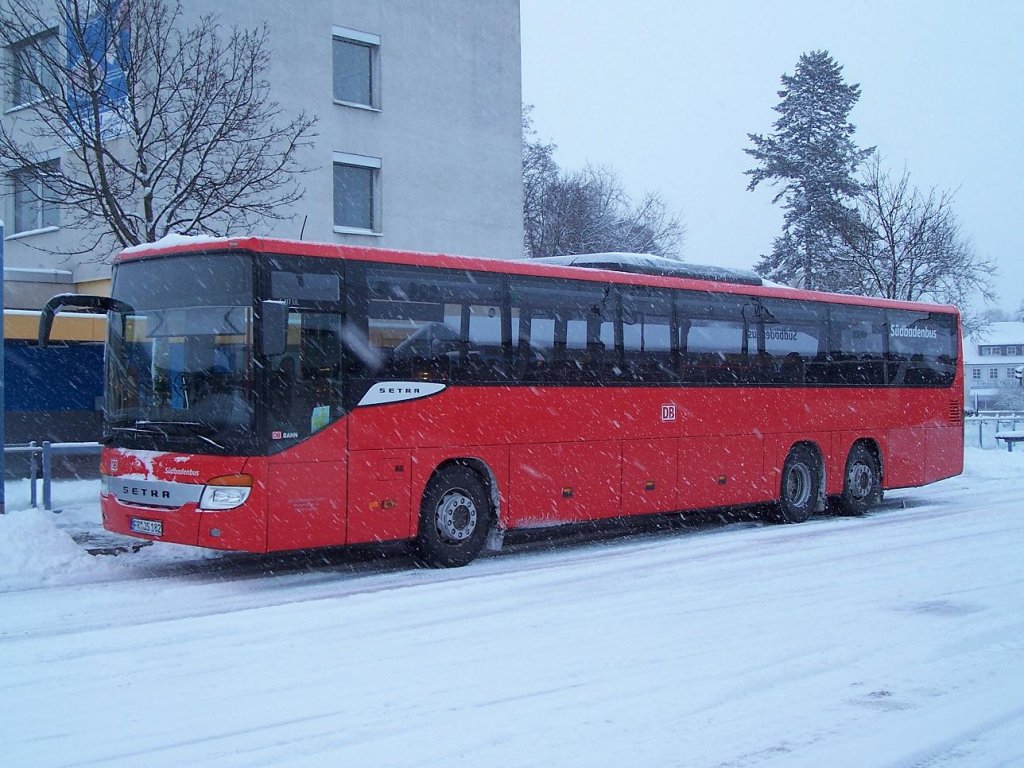 Ein S 417 UL der SBG in Donaueschingen am 02/01/2010.