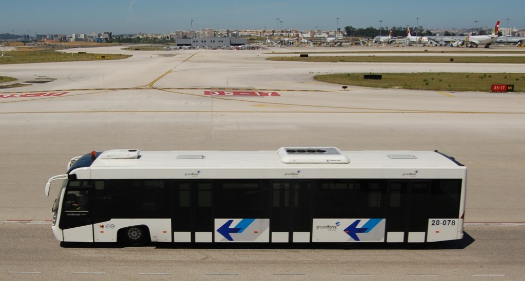 Flughafen Lissabon. (Aufnahme 03.06.2010)