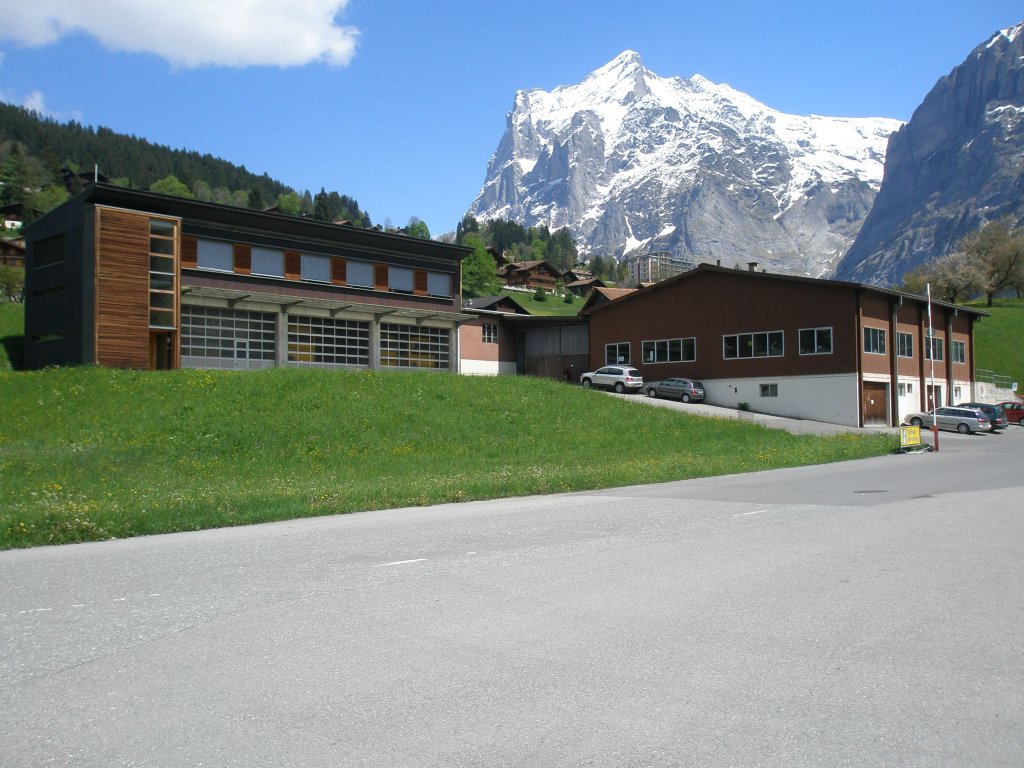 Garage von Grindelwald Bus in Grindelwald  (Aufgenommen am 23.05.2010)
