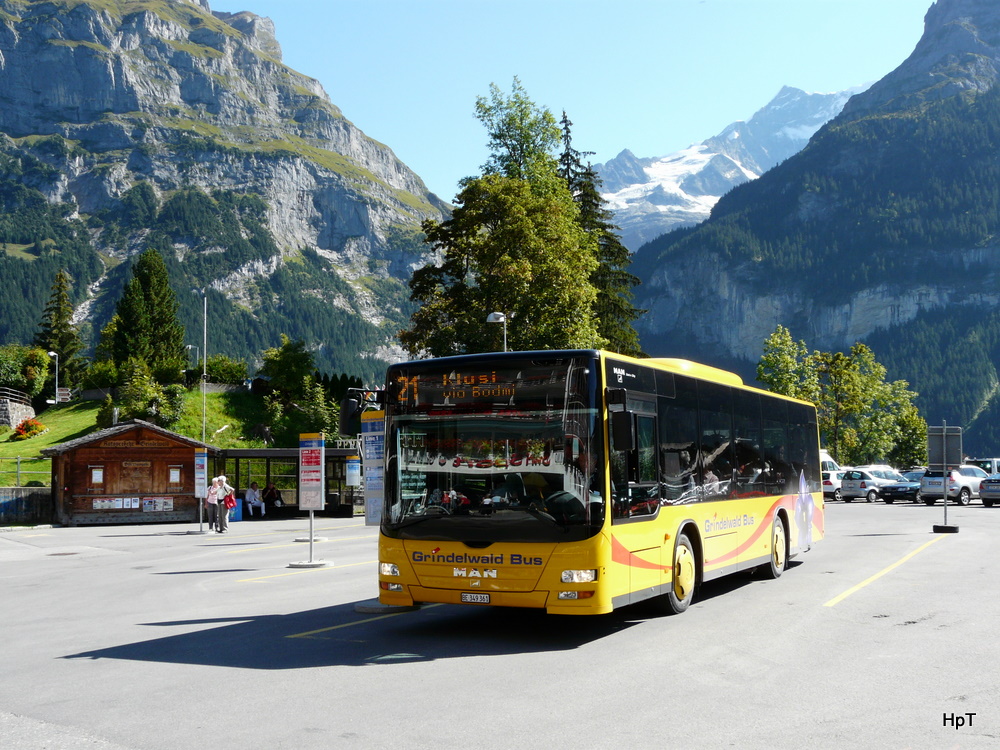 Grindelwald Bus - MAN Lion`s City  BE 349361 in Grindelwald am 16.09.2011