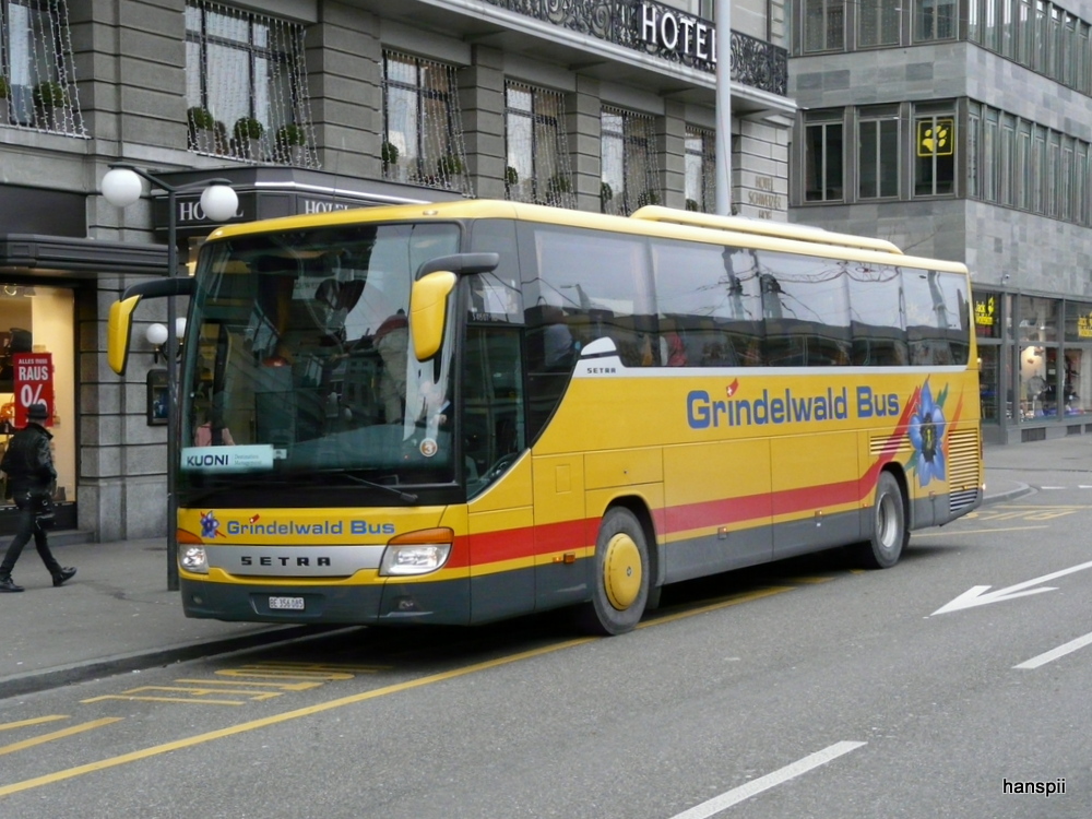 Grindelwald Bus - Setra S 415 GT-HD  BE 356085 inZrich am 01.01.2013
