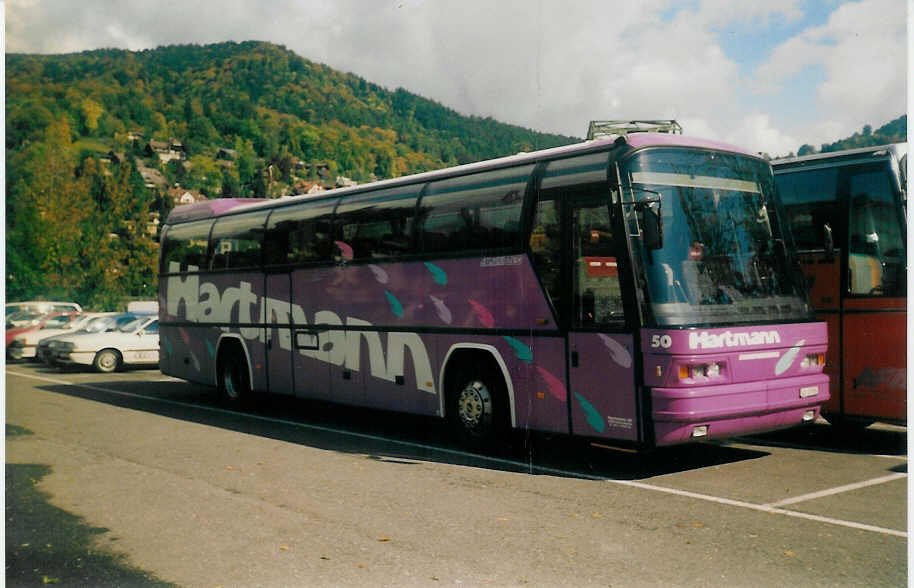 Hartmann, Emmenbrcke Nr. 50/LU 15'765 Neoplan am 2. Oktober 1996 Thun, Seestrasse