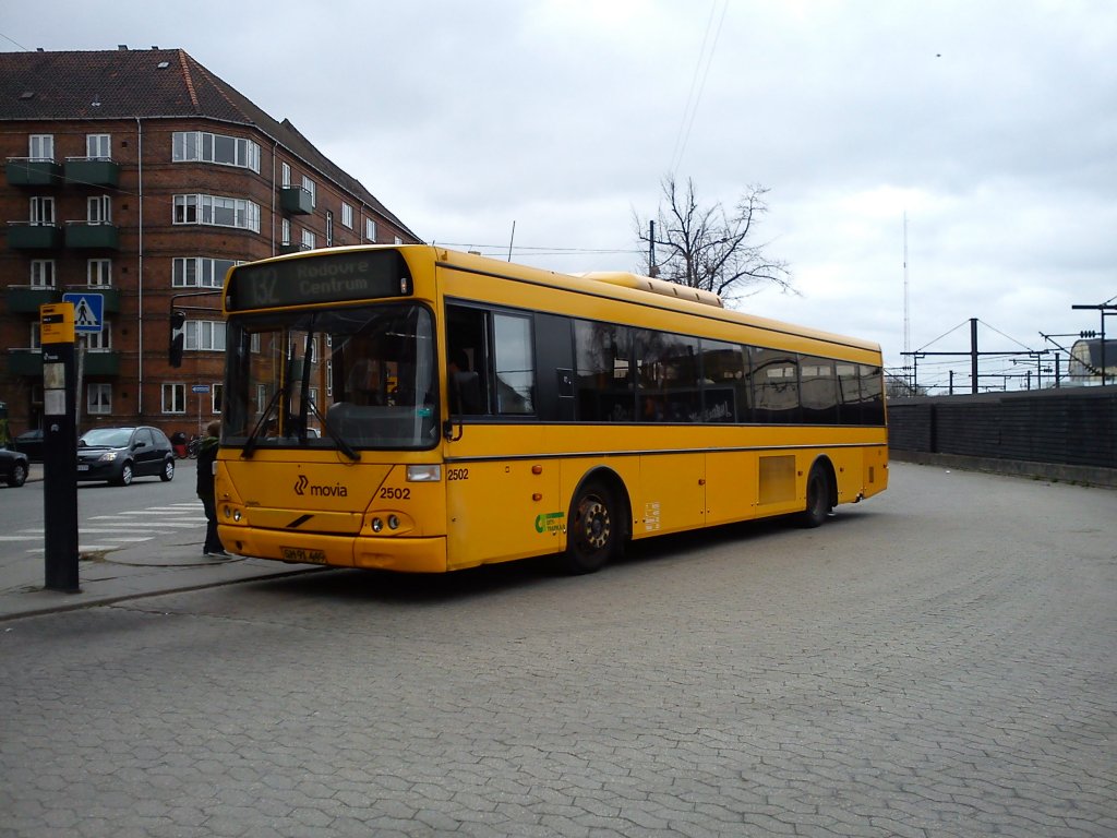 Hier ein Volvo Bus am Bahnhof Valby 17-04-2011