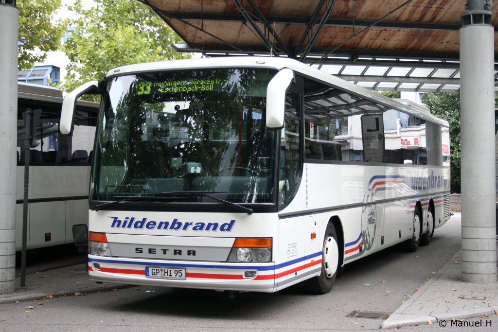 Hildenbrand (GP HI 95).
Aufgenommen am ZOB Gppingen, 17.8.2010.