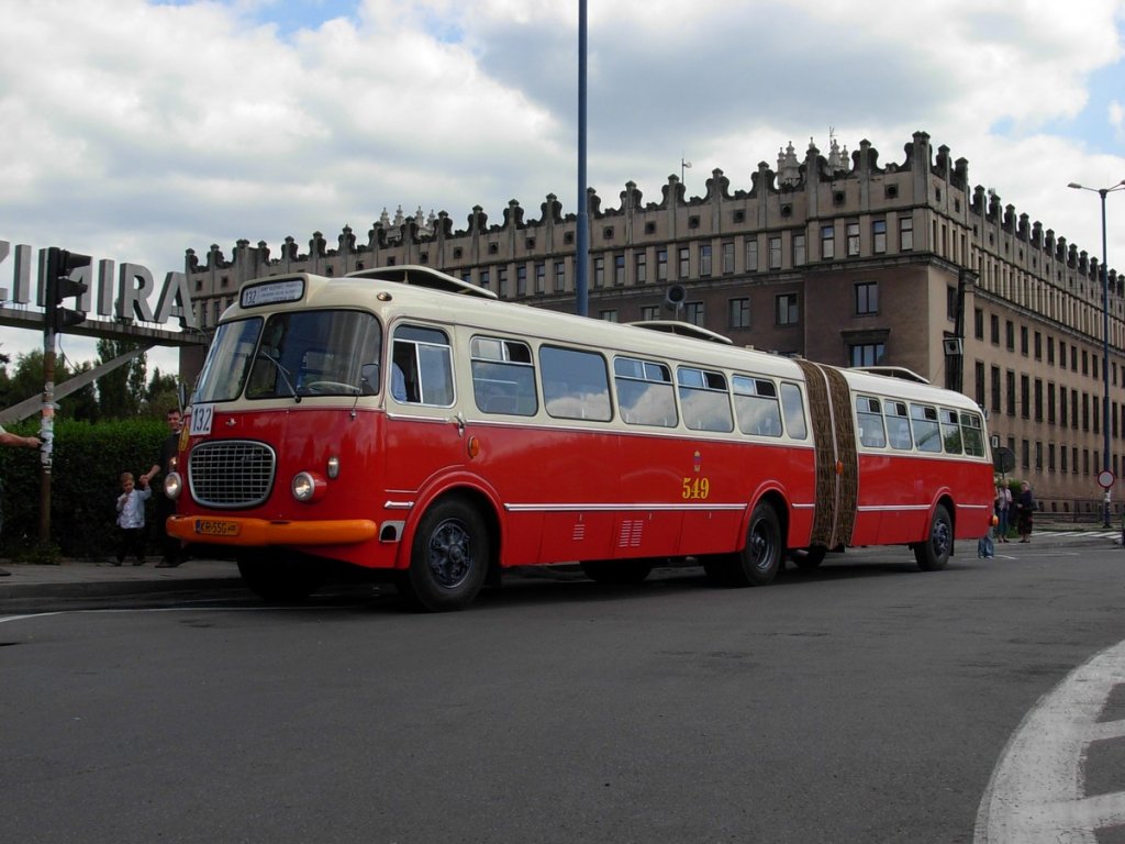 Historischen Bus Jelcz 021 #549, MPK Krakw, Krakw Kombinat, 22.07.2012