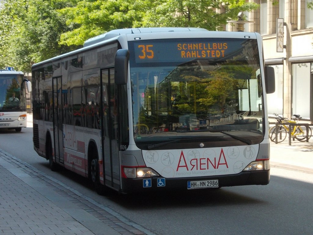 Hochbahn Wagen 6926 - Mercedes Citaro Bj.2009 als 35 Rahlstedt - Mnckebergstr.,7.7.13