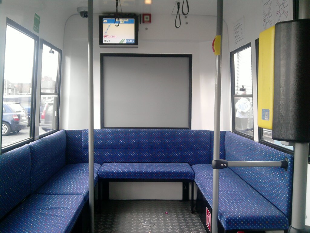 Innenraum des City Bus (Train) der NIAG 
2. Ansicht