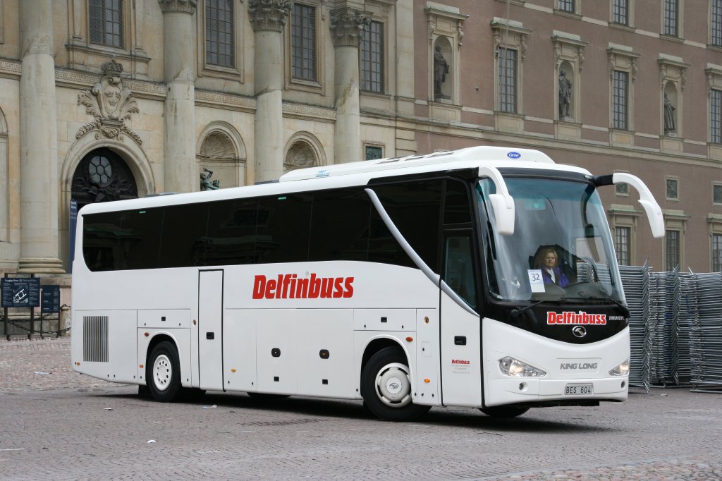 King Long  Delfinbuss , chinesischer Hersteller, Stockholm 27.08.2012