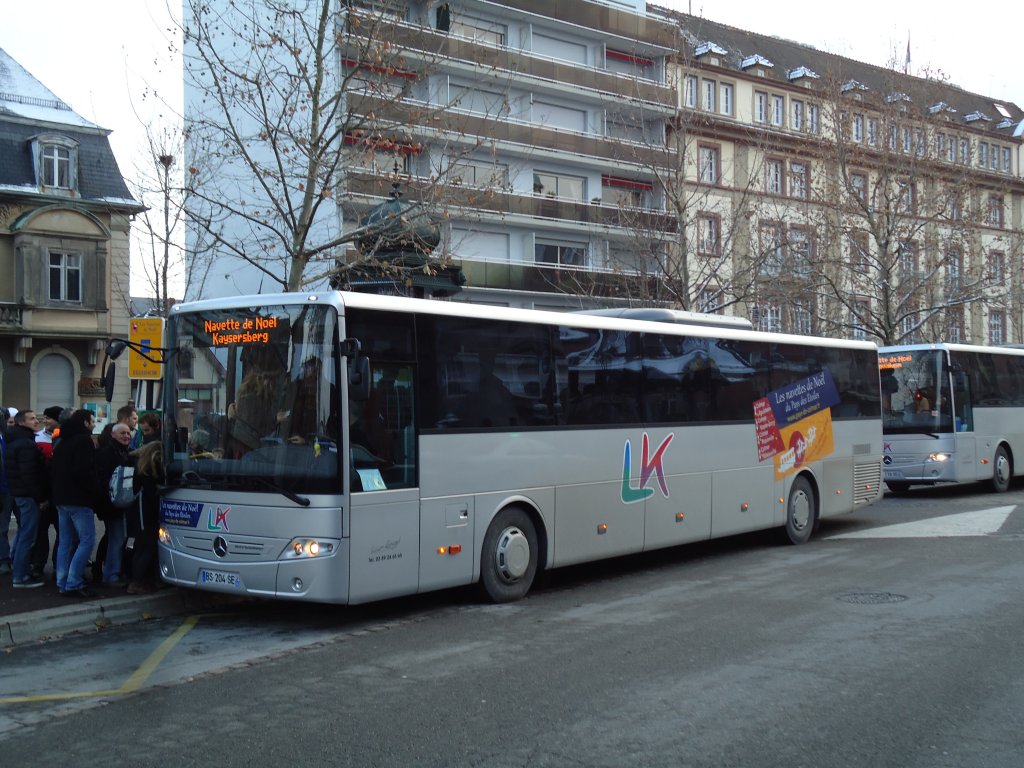 Kunegel, Colmar - BS 204 SE - Mercedes Intouro am 8. Dezember 2012 beim Bahnhof Colmar
