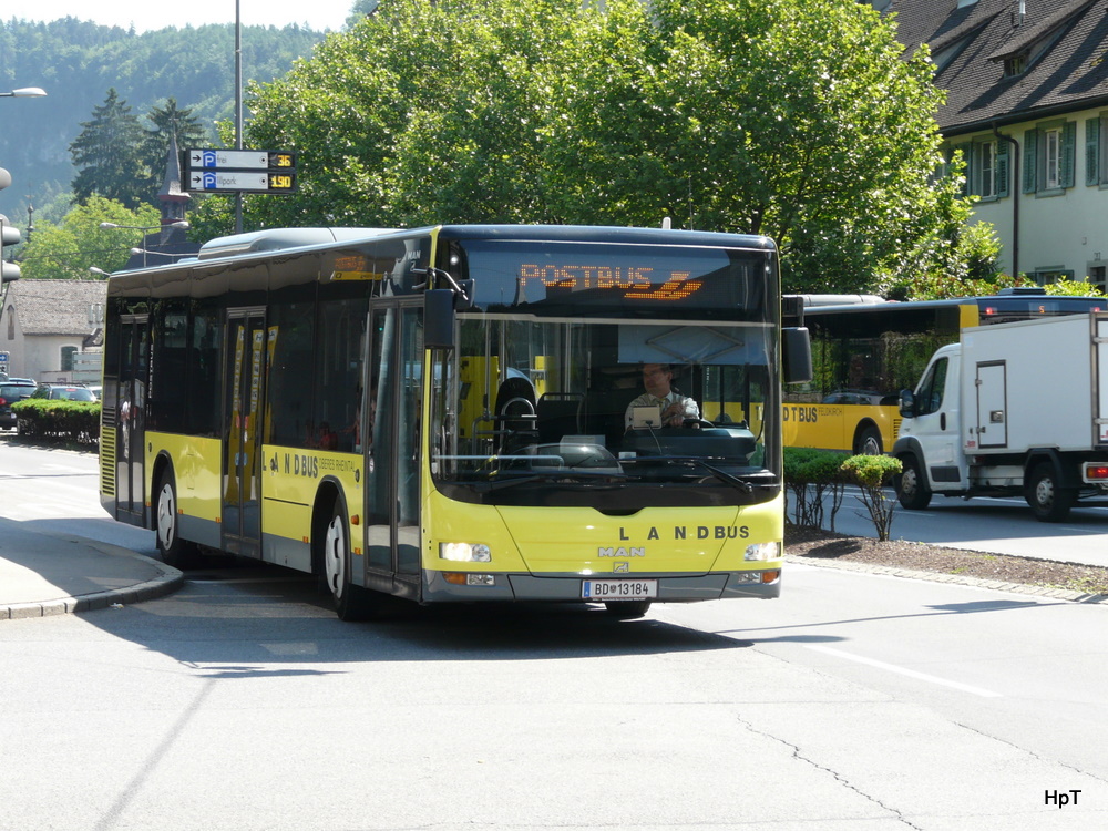 LandBus - MAN Lion`s City BD 13184 unterwegs als Postbus in Feldkich am 24.05.2011