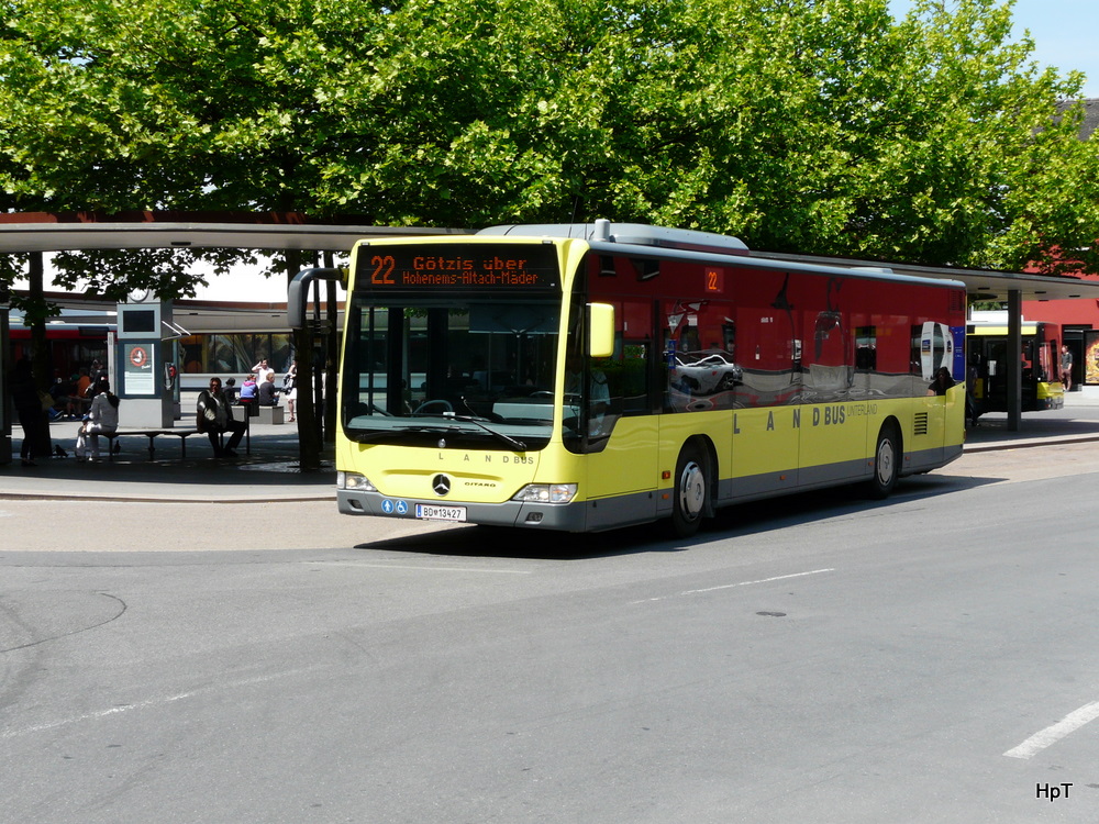 LandBus - Mercedes Citaro BD 12427 unterwegs beim Bahnhof in Dornbin am 24.05.2011
