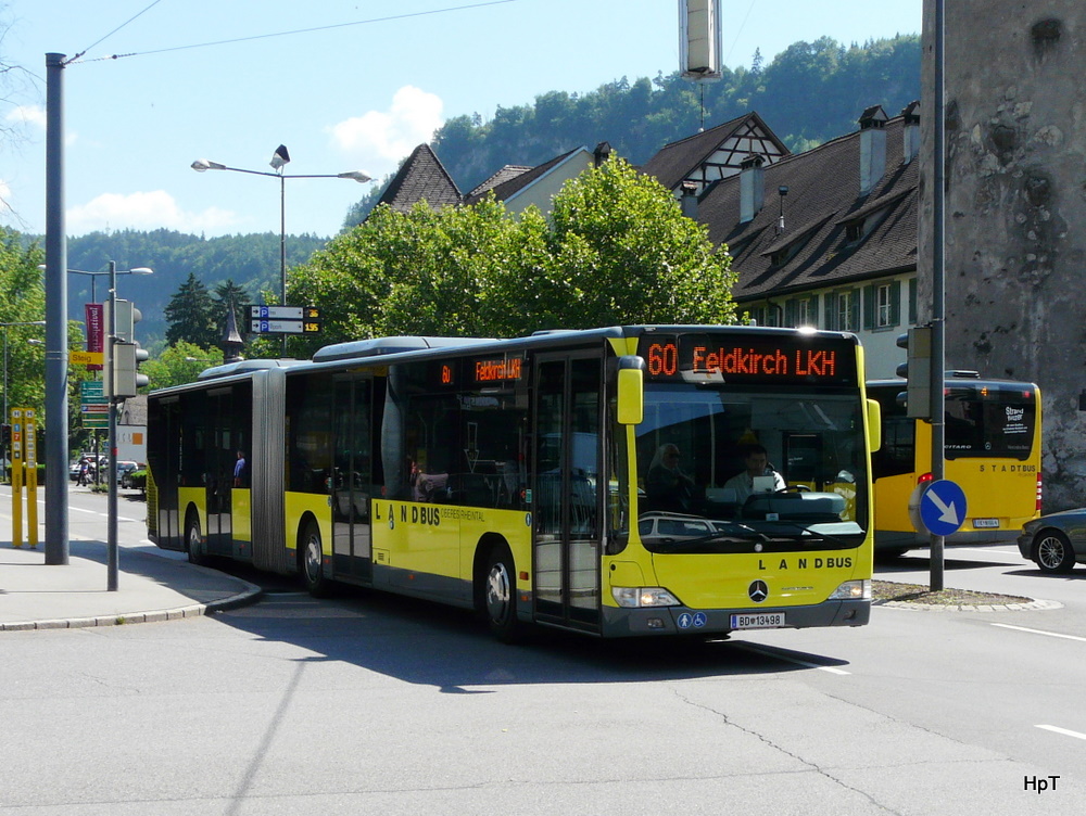 LandBus - Mercedes Citaro BD 13498 unterwegs in Feldkirch am 24.05.2011