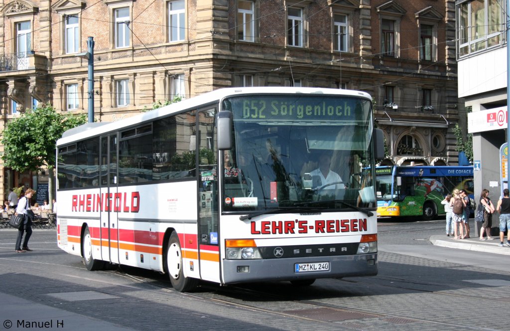Lehrs Reisen (MZ KL 240).
Mainz HBF, 30.6.2010.
