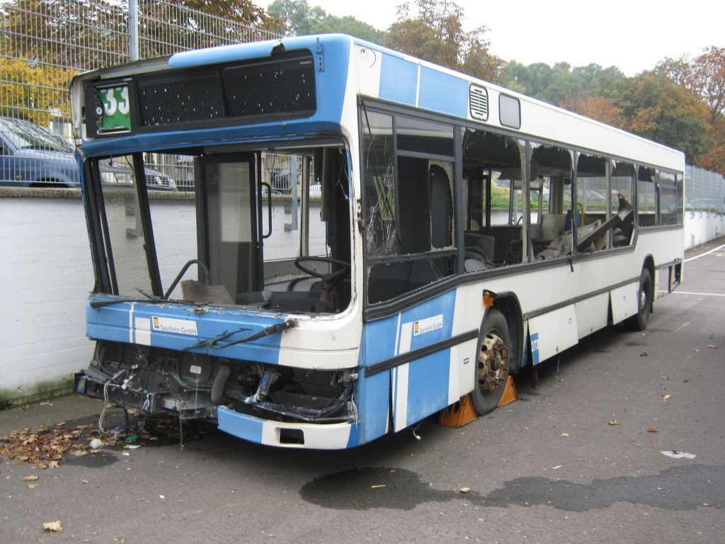 Leider lebt dieser MAN Bus nicht mehr. Das Foto habe ich am 07.10.2010 in Saarbrcken gemacht.
