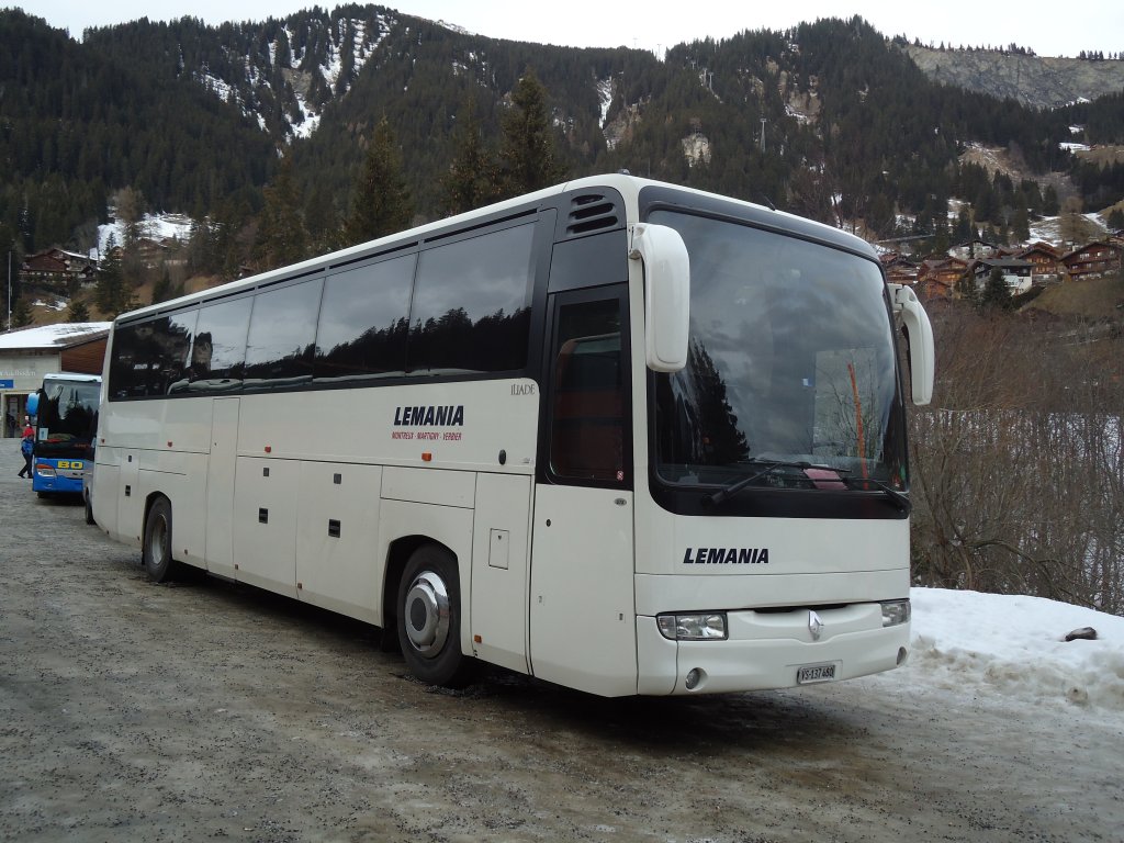 Lmania, Montreux - VS 137'480 - Renault - am 9. Januar 2011 in Adelboden, ASB