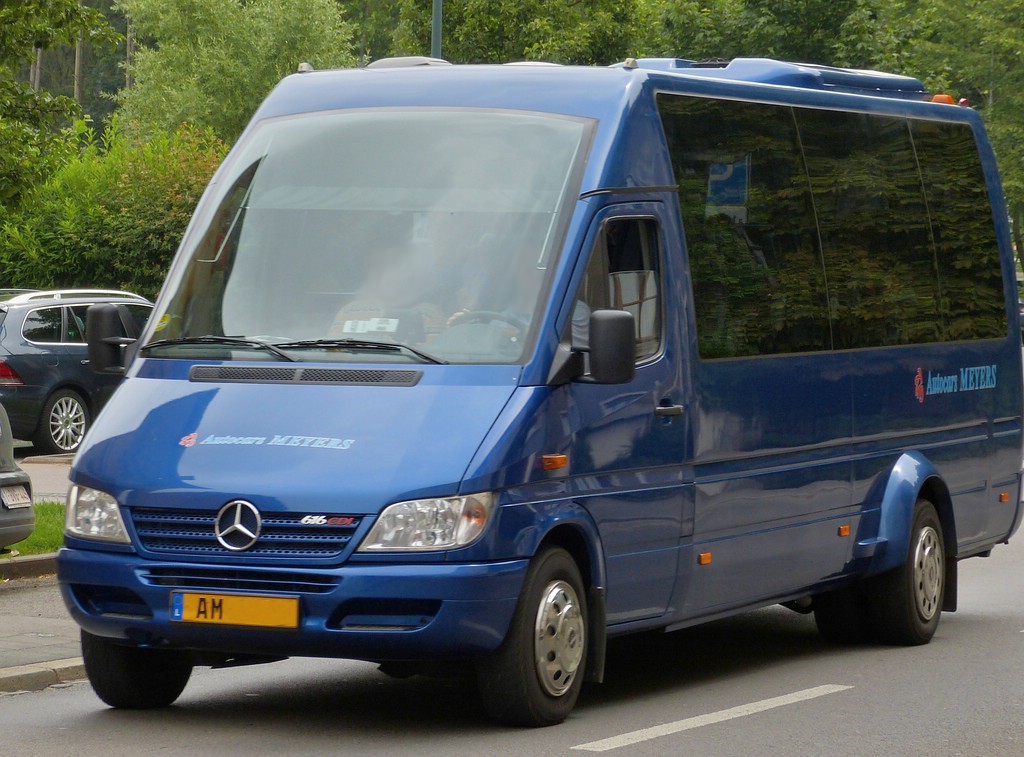 M-B 616 CDI der Busfirma Meyers aufgenommen am 29.06.2012 in der Nhe von Ettelbrck.