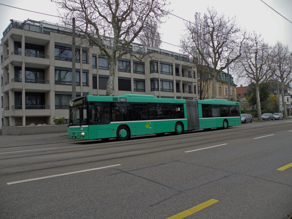 MAN Bus mit der Betriebsnummer 786 auf der Linie 50. Die Aufnahme stammt vom 16.03.2011.
