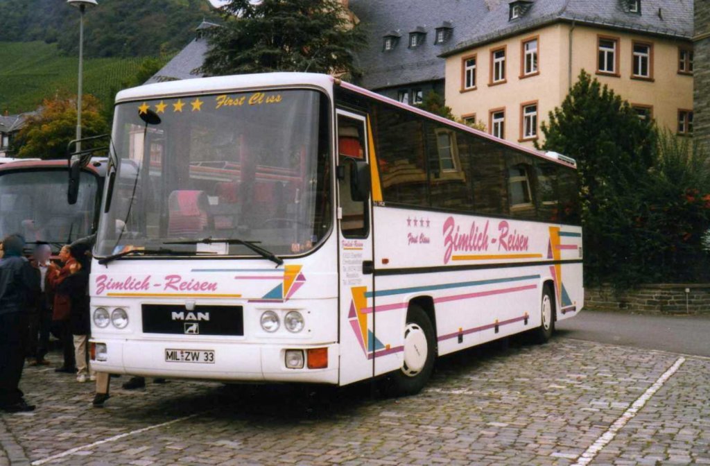 MAN FRH362, aufgenommen im Oktober 1997 in Bernkastel Kues.