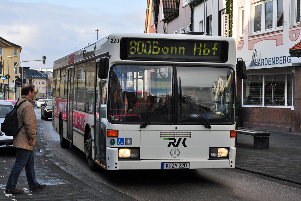 MB O 405 N der RVK in Rheinbach - 18.12.2011