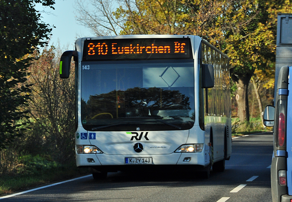MB O 530 Citaro K-ZY 143 der RVK in Euskirchen - 06.11.2012