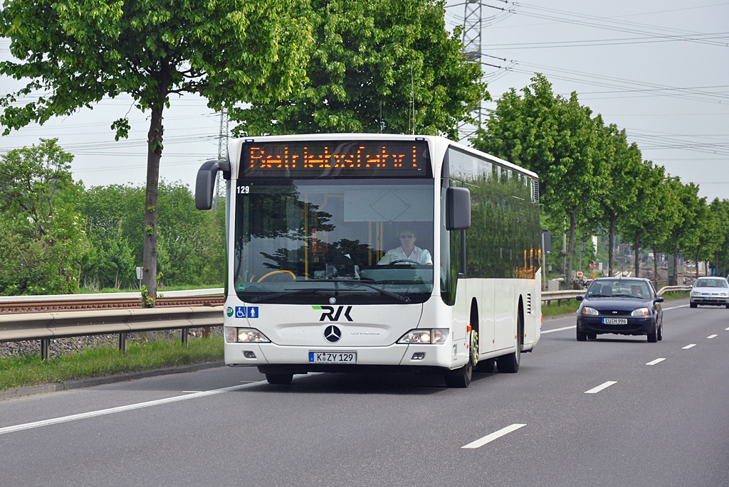 MB O 530 Citaro der RVK (Regionalverkehr Kln) auf Betriebsfahrt zwischen Meckenheim und Rheinbach - 06.05.2011